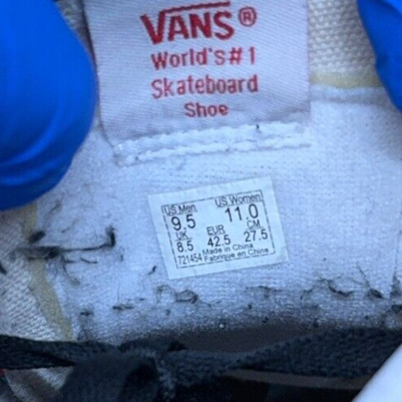 Vans Sk8 Hi The Simpsons Bart Black White Red Mens Size 9.5 Rare - Picture 10 of 12